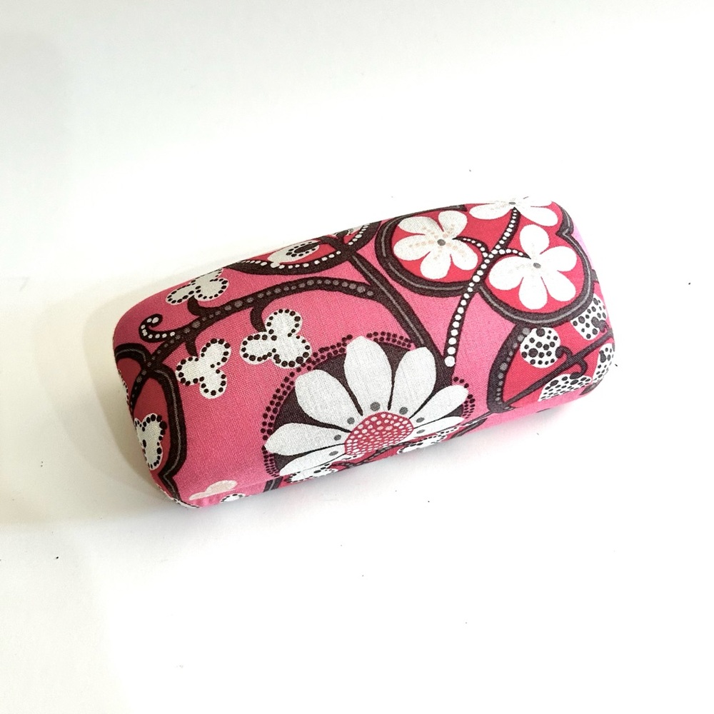 Vera Bradley Floral Pink Sunglasses Case, Like New